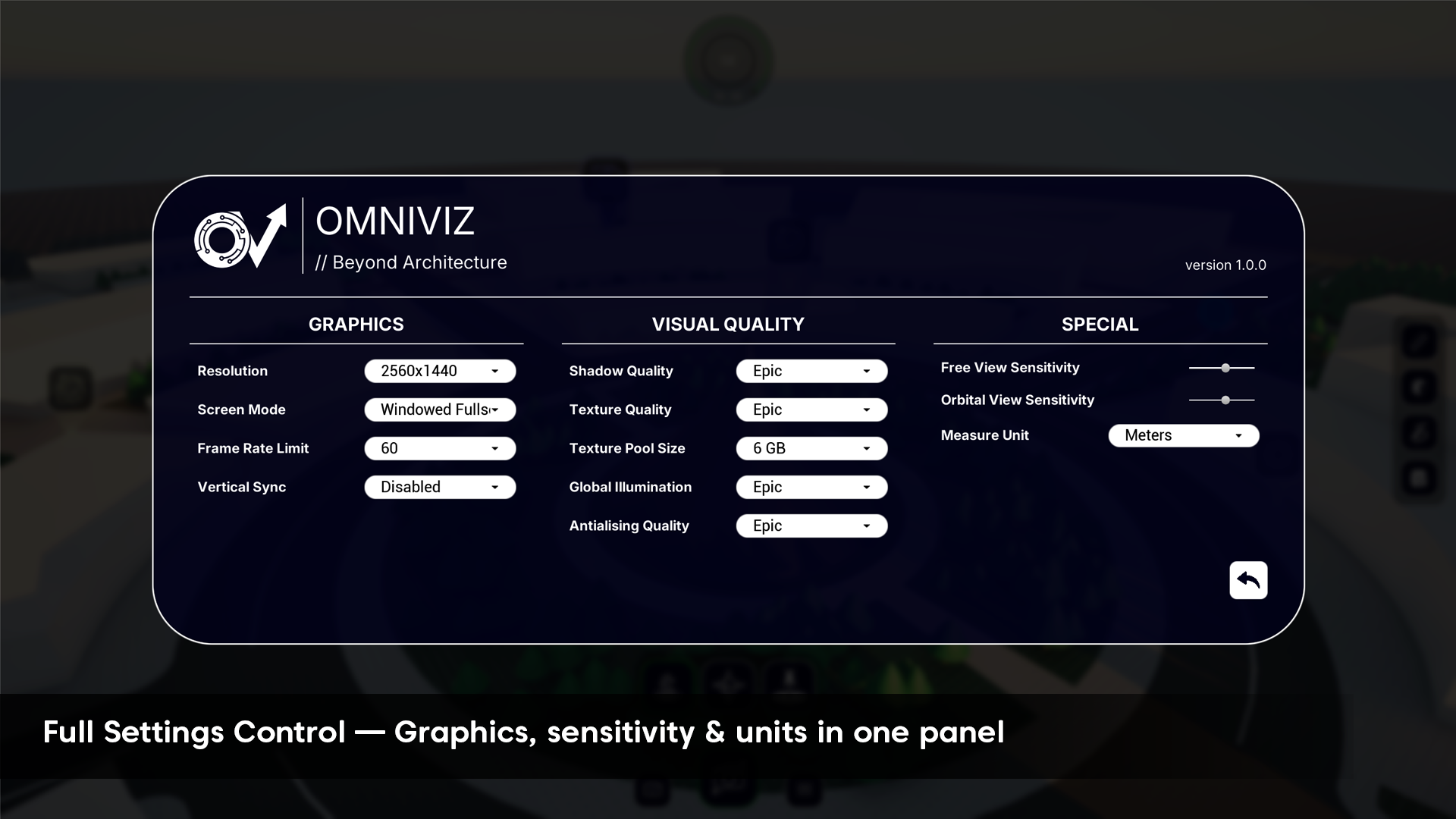 SETTINGS UI